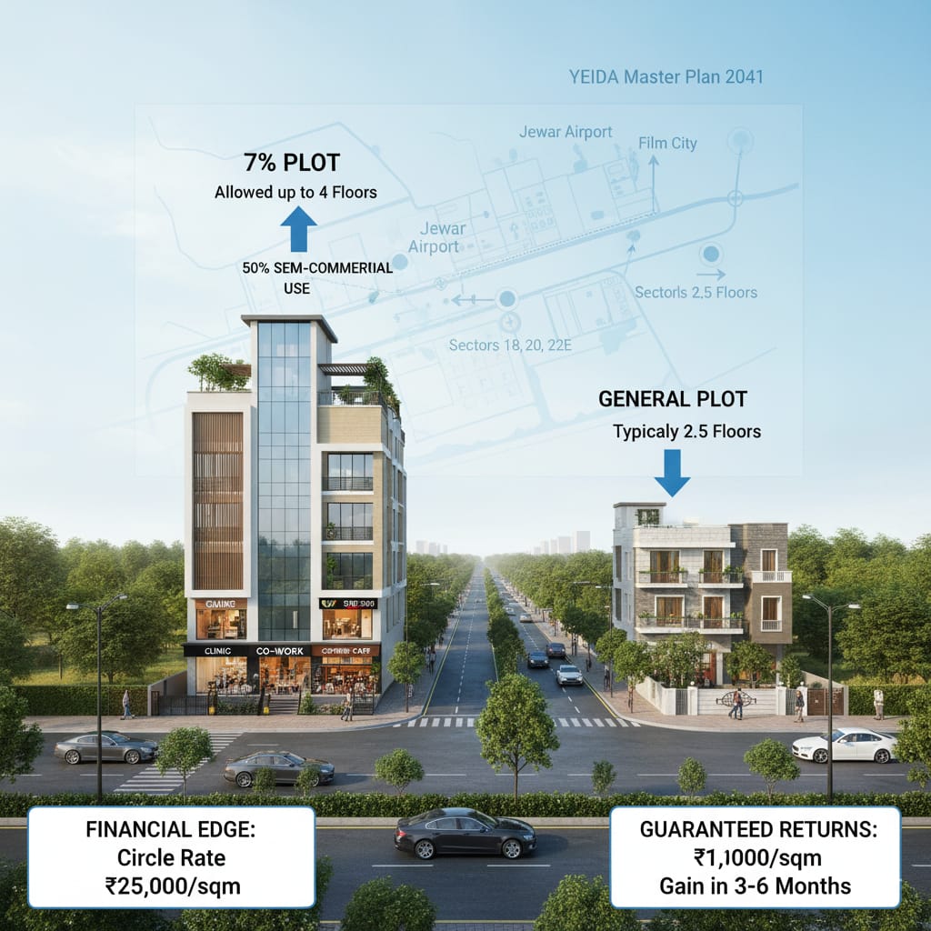 Semi Commercial Allotted Plots